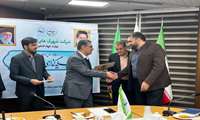 مراسم تکریم و معارفه فرمانده بسیج شرکت شهرک های کشاورزی برگزار شد