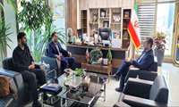 دیدار دکتر اصغر حسن زاده رئیس سازمان بسیج جامعه کشاورزی و مهرداد پاکار فرمانده مرکز مقاومت بسیج وزارت جهاد کشاورزی با  دکتر شاهپور علایی مقدم، معاون توسعه منابع و مدیریت وزارت جهاد کشاورزی 