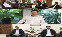  دیدار اصغر حسن زاده رئیس سازمان بسیج جامعه کشاورزی و مهرداد پاکار فرمانده مرکز مقاومت بسیج وزارت جهاد کشاورزی با علی تیموری معاون توسعه مدیریت و منابع وزارت جهاد  کشاورزی 