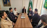 دیدار صمیمانه مهرداد پاکار فرمانده مرکز مقاومت بسیج وزارت جهاد کشاورزی با حسین برزگر مدیر کل امور ایثارگران وزارت جهاد کشاورزی