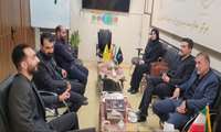 نشست صمیمانه فرمانده مرکز مقاومت بسیج وزارت جهاد کشاورزی با فرمانده و اعضای پایگاه بسیج شرکت شهرک های کشاورزی