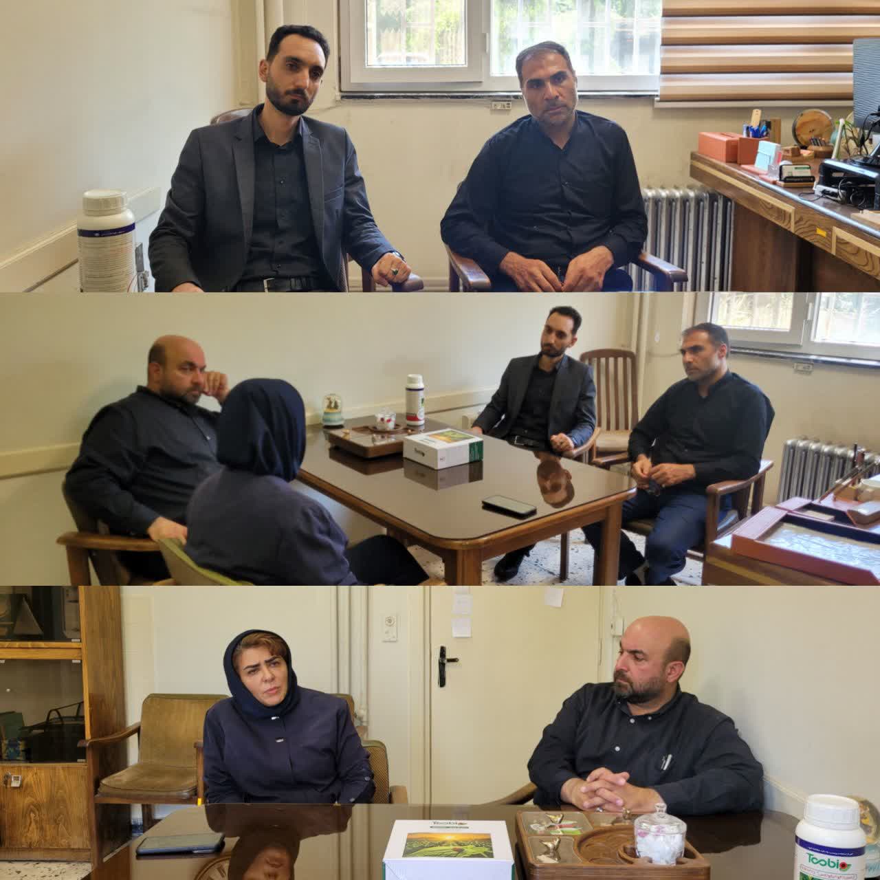 دیدار سید محمد علی میرحبیبی، فرمانده بسیج وزارت جهاد کشاورزی از بخش تحقیقات آفت کش ها در مؤسسه تحقیقات گیاه‌پزشکی کشور