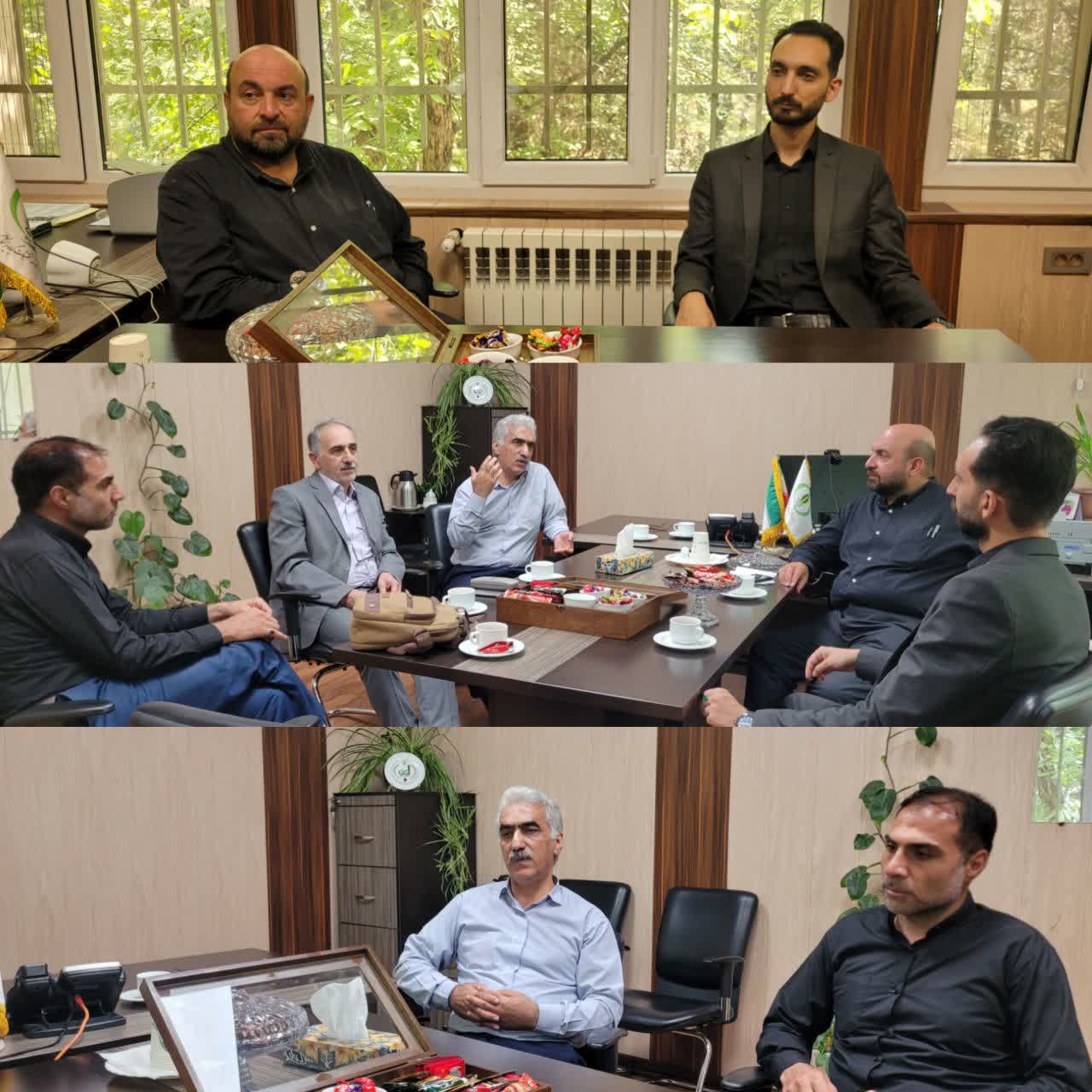 دیدار فرمانده مرکز مقاومت بسیج وزارت جهاد کشاورزی با دکتر حسین نجفی، معاون تحقیقاتی موسسه تحقیقات گیاه پزشکی کشور